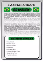 Vorschau - Arbeitsblätter - Entdecke Brasilien - Spannende Aufgaben rund um Brasilien - Geographie/Erdkunde - Seite 2