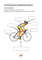 Vista previa - Hojas de trabajo - Infografía sobre el ciclismo olímpico - página 1