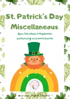 Vista previa - Manualidades / Dibujos para colorear - ST PATRICKS MISCELLANEOUS (MARCH 17TH) - página 1