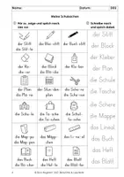 Vorschau - Arbeitsblätter - DaZ Bildwörter und Lesetexte - Seite 3