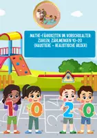 Vorschau - Arbeitsblätter - Mathe-Fähigkeiten im Vorschulalter Zahlen, Zählmengen 10–20 (Haustiere – realistische Bilder) - Seite 1