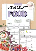 Vorschau - Arbeitsblätter - Food | Vokabelblatt | Lebensmittel - Deckblatt