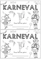 Vorschau - Arbeitsblätter - Faschingsheftchen - 3 Versionen (Fasching, Karneval, Fasnacht) / Verschiedene Deutsch- & Matheaufgaben - Seite 2