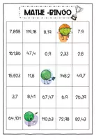 Vorschau - Spiele - Mathe Bingo Dezimalzahlen (Spiel, Übung) - Seite 3