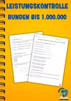 Vorschau - Arbeitsblätter - Leistungskontrolle Mathe: Runden bis 1.000.000 – 4. Klasse - Deckblatt