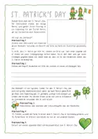 Vorschau - Arbeitsblätter - St Patricks Day kreative Vertretungsstunde - Seite 1