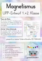 Vorschau - Stundenentwürfe - UPP-Entwurf Magnetismus (Klasse 1-2) - Deckblatt