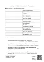 Vorschau - Arbeitsblätter - l'Union européenne - Wortschatzarbeit - Hör-Seh-Verstehen - Seite 1