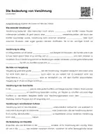 Vorschau - Arbeitsblätter - Die Bedeutung von Versöhnung (Lückentext, Erklärvideo, Übungen) - Deckblatt
