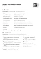 Vorschau - Arbeitsblätter - Identität und Selbstbild formen (Lückentext, Erklärvideo, Übungen) - Seite 2