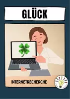 Vorschau - Arbeitsblätter - Glück (Internetrecherche) - Deckblatt