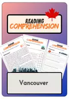 Vorschau - Arbeitsblätter - Reading Comprehension - Vancouver + Solutions - Deckblatt