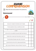Vorschau - Arbeitsblätter - Reading Comprehension - Vancouver + Solutions - Seite 2