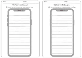 Vorschau - Mal- und Bastelvorlagen - Materialpaket: Gottesvorstellungen/Gottesbilder - Seite 2