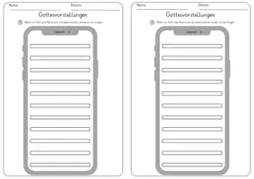Vorschau - Mal- und Bastelvorlagen - Materialpaket: Gottesvorstellungen/Gottesbilder - Seite 3