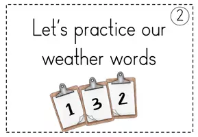 Vorschau - Poster - Reihentransparenz zur Unterrichtsreihe "weather" - Seite 3
