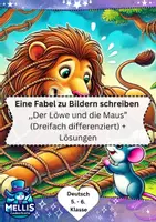 Vorschau - Arbeitsblätter - Fabeln Klasse 5/6: Der Löwe und die Maus - Deckblatt