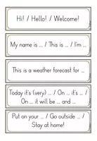 Vorschau - Bildkarten - Weather Forecast - Fächer zur Visualisierung der Struktur - Seite 3