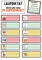 Vorschau - Unterrichtsreihen - Laufdiktat / Schleichdiktat im Supermarkt - DaZ/DaF, Deutsch (Diktat) - Seite 3