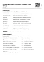 Vorschau - Arbeitsblätter - Handlungsmöglichkeiten bei Mobbing in der Clique (Infotext und Übungen) - Seite 1