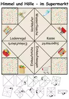 Vorschau - Spiele - Himmel und Hölle im Supermarkt - DaZ/DaF, Deutsch (flaten/basteln) - Seite 1