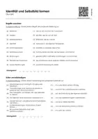 Vorschau - Arbeitsblätter - Identität und Selbstbild formen (Infotext und Übungen) - Seite 1
