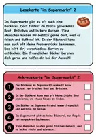 Vorschau - Spiele - Wendekarten/Lesekarten im Supermarkt - DaZ/DaF, Deutsch - Seite 2