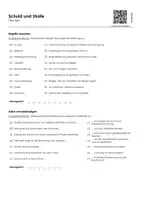 Vorschau - Arbeitsblätter - Schuld und Strafe (Infotext und Übungen) - Seite 1