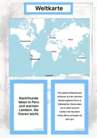Vorschau - Stationenlernen - Der Peruanische Nackthund – Steckbrief inklusive – Hunderassen Südamerikas – Montessori Lernkarten (Kontinente entdecken) - Seite 2