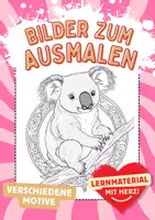 Vorschau - Mal- und Bastelvorlagen - Herz Mandala - Deckblatt