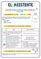 Aperçu - Autre type de ressources - El asistente 5ème (rituel d'entrée en classe) - Page de couverture