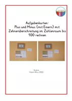 Vorschau - Spiele - Materialpaket: Addition und Subtraktion im Zahlenraum bis 100 mit ZÜ - Deckblatt