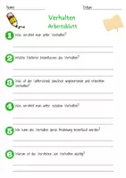 Vorschau - Arbeitsblätter - Verhalten Arbeitsblatt 7. & 8. Klasse Instinkte AB mit Lösungen - Seite 1