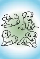 Vorschau - selbst erstellte Cliparts/Grafiken - Hunde in verschiedenen Darstellungen - Seite 2