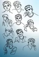 Vorschau - selbst erstellte Cliparts/Grafiken - Junge (verschiedenen Mimiken & Gesten) - Deckblatt