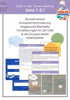 Vorschau - Stundenentwürfe - Gott: Gott in der Jonaerzählung 1-2,1 (3.Stunde) - Deckblatt