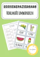 Vorschau - Arbeitsblätter - Rechenspaziergang Hohlmaße umwandeln - Deckblatt