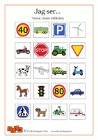 förhandsvisning - Bingo - Jag ser - sida 1
