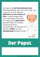Vorschau - Bildkarten - Papst / Papstwahl / Konklave – Wissenskarten, Quiz, Audio - Seite 2