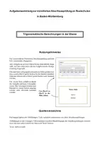 Vorschau - Anderer Materialtyp - Aufgaben zur mündlichen Abschlussprüfung in Mathematik - Trigonometrische Berechnungen in der Ebene - Seite 2