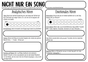 Vorschau - Arbeitsblätter - Bewusstes Hören in der Mittelstufe: Popsongs - Seite 2