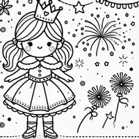 Aperçu - Matériel pour travaux manuels / dessin - Carnaval coloriages (50 modèles à colorier) - Page 2