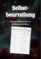 Vorschau - Anderer Materialtyp - Selbstbeurteilung der Mitarbeit im Unterricht - Deckblatt