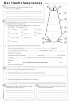 Vorschau - Arbeitsblätter - Hochofenprozess - Deckblatt