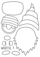 Vorschau - Arbeitsblätter - Oster Wichtel & Zwerge zum Ausmalen & Basteln - Bastelvorlagen für den Frühling & Ostern - Seite 1