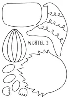 Vorschau - Arbeitsblätter - Oster Wichtel & Zwerge zum Ausmalen & Basteln - Bastelvorlagen für den Frühling & Ostern - Seite 3