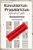Vorschau - Spiele - Kennenlernen - Fragekärtchen - Deckblatt