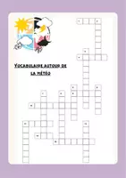 Aperçu - Apprentissages en autonomie - vocabulaire autour de la météo - Page de couverture