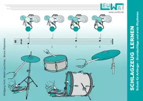 Vorschau - Lehrwerke/Schulbücher - Schlagzeug lernen | Trommeln und Musizieren | Rhythmus - Deckblatt