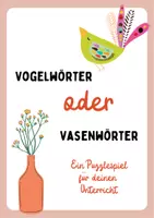 Vorschau - Merkblätter - Vogel oder Vase - ein Puzzlespiel - Deckblatt